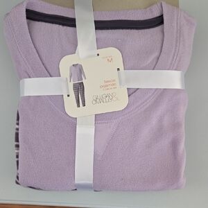 Gilligan & O'Malley Lavender Fleece Pajama Set